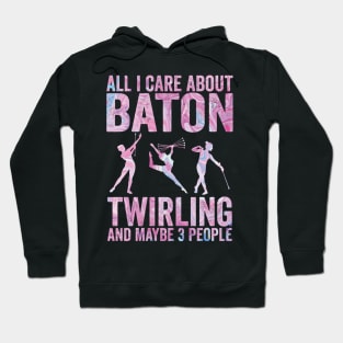 Baton Twirling and 3 people Hoodie